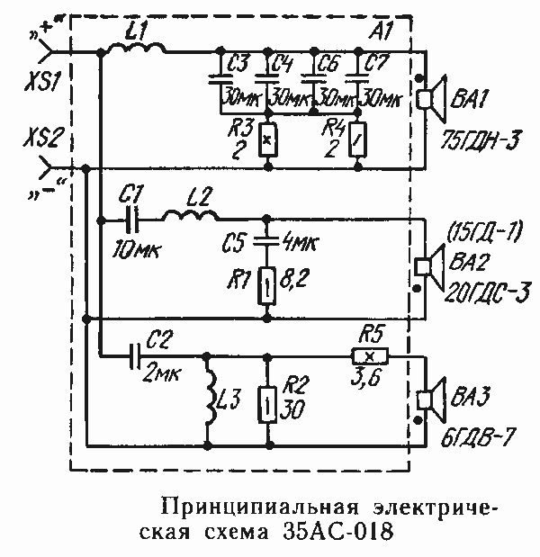 Модернизация акустической системы 35ас-012 (s-90)