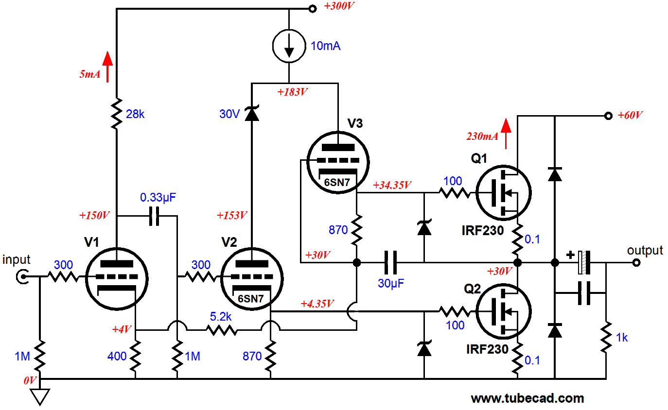 Гибридный усилитель мощности magnat rv 3 - предварительное усиление выполняют двойные ламповые триоды ecc82 или ecc88