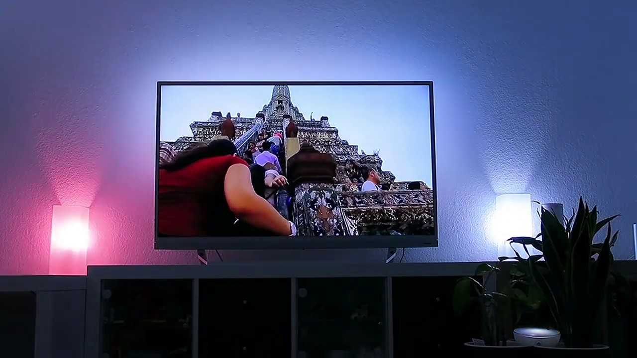 Умный дом.телевизор с подсветкой (с алиэкспресс) + автозапуск тв