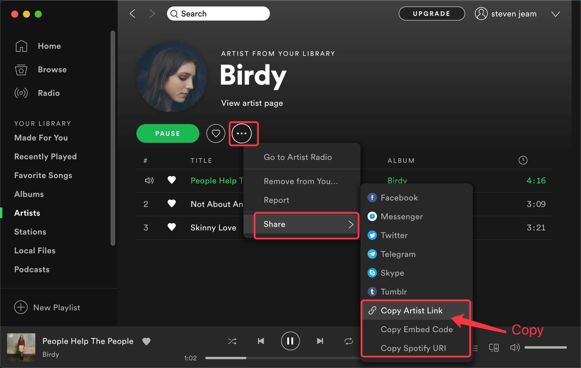 Почему spotify воспроизводит только 10 секунд песни?