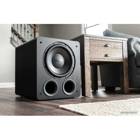 Three subwoofers of the 1000 pro and 3000 series from subwoofer specialist svs